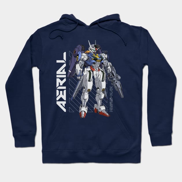 Gundam Aerial Rebuild Hoodie by Shapwac12